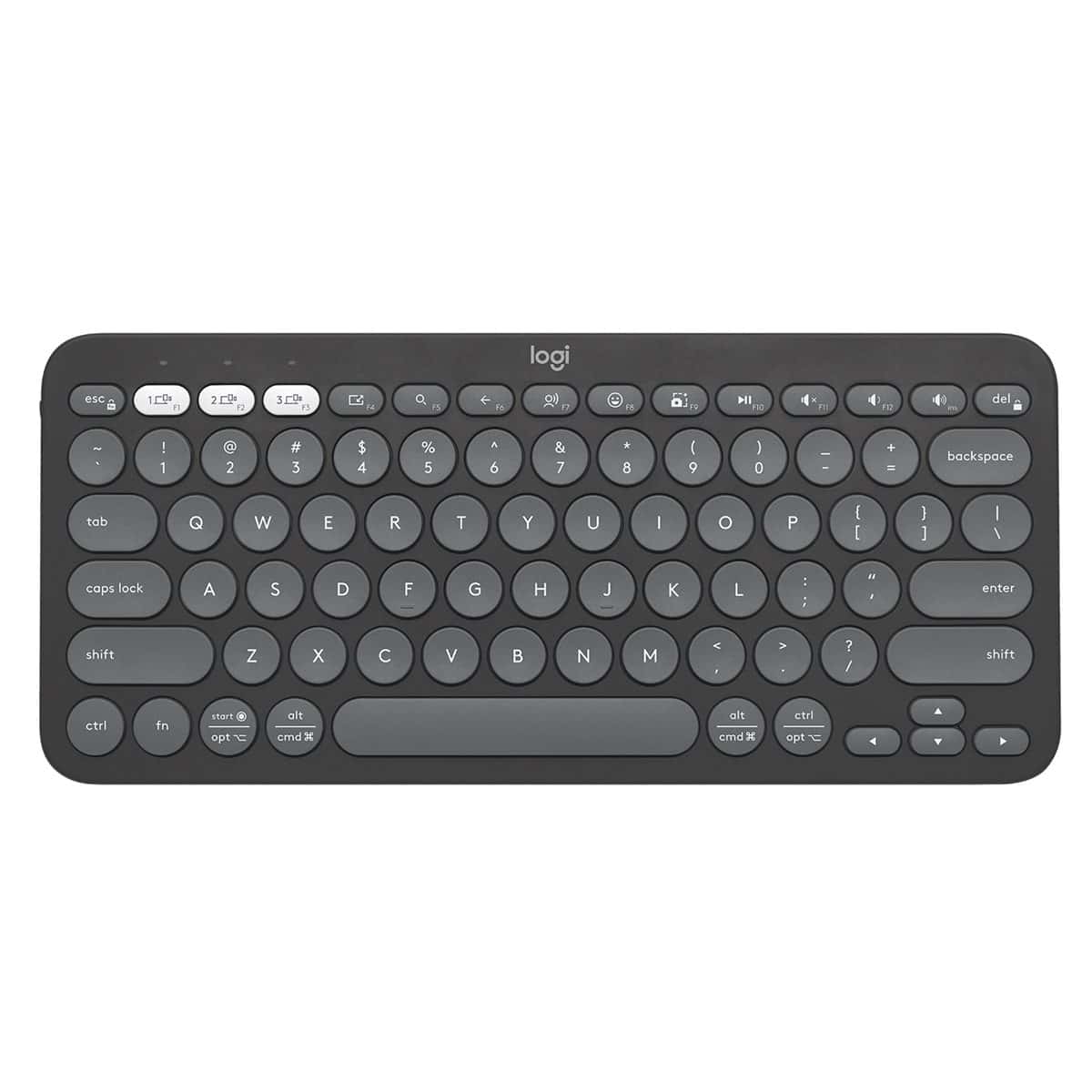 Logitech Pebble Keys 2 K380s- GRAPHITE - FRA - BT (920-011803) thumbnail