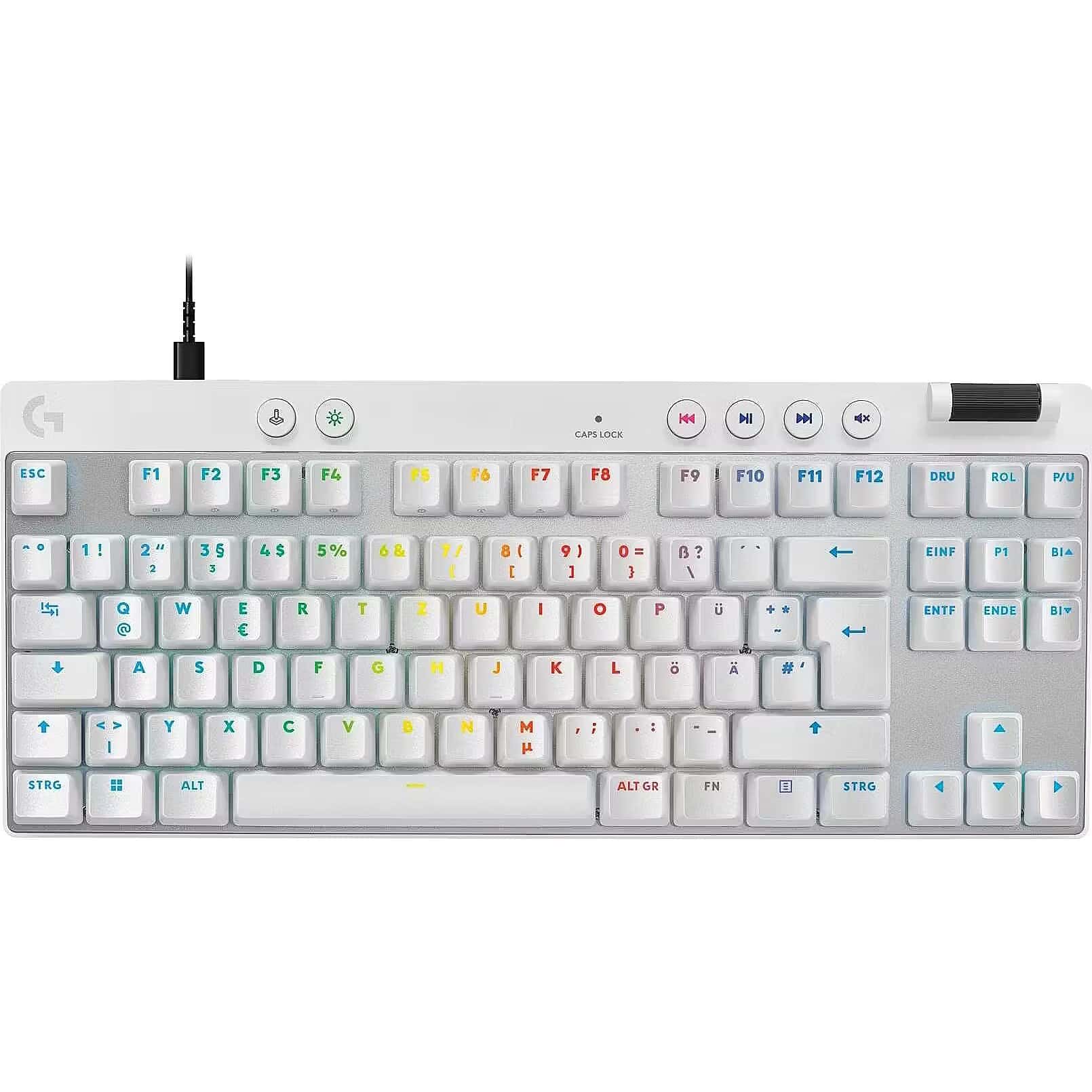 Logitech PRO X TKL RAPID WHITE - CH - EMEA28I-935 (920-013286) thumbnail