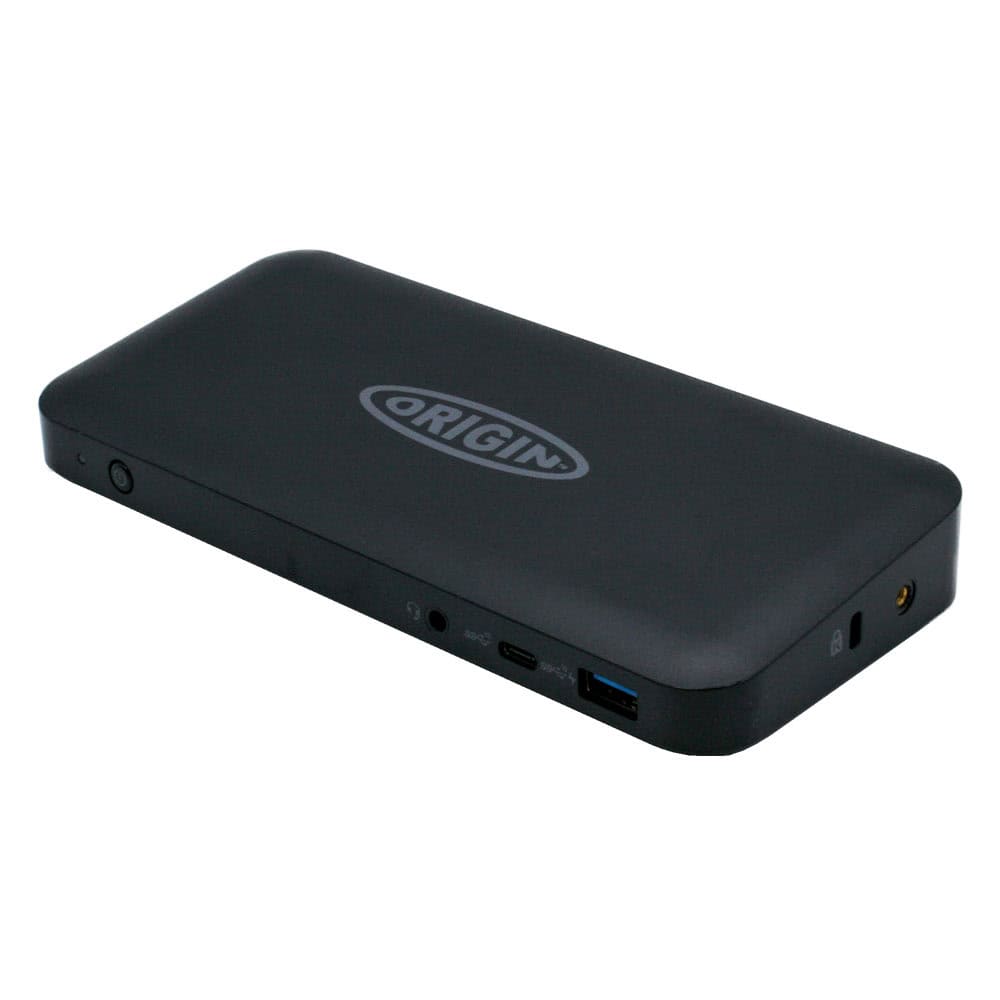 Origin Storage 2UF95AA-OS laptop dock & poortreplicator Docking USB 3.2 Gen 1 (3.1 Gen 1) Type-C Zwart (2UF95AA-OS) thumbnail