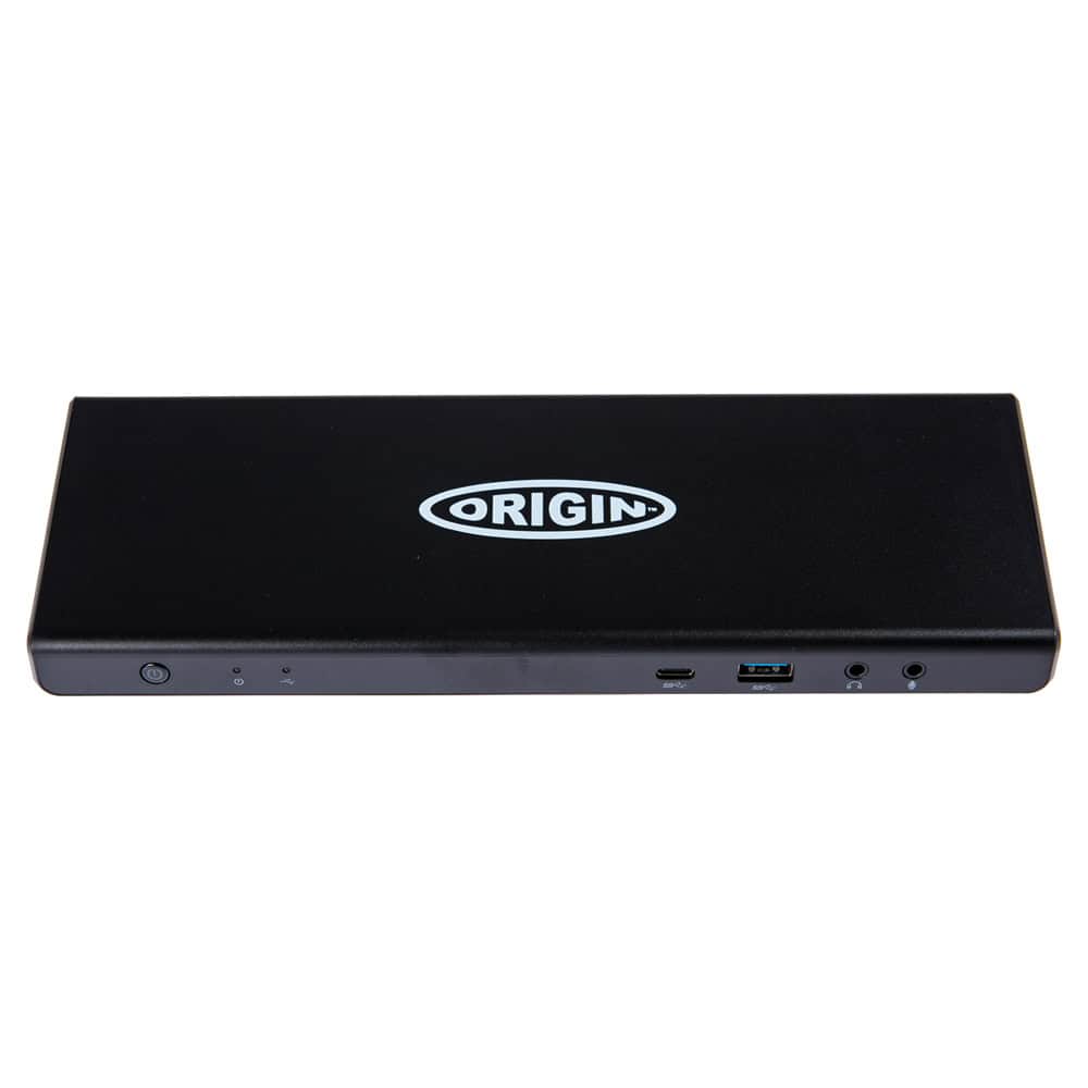 Origin Storage 40AF0135UK-OS laptop dock & poortreplicator Docking USB 3.2 Gen 1 (3.1 Gen 1) Type-A + Type-C Zwart (40AF0135UK-OS) thumbnail