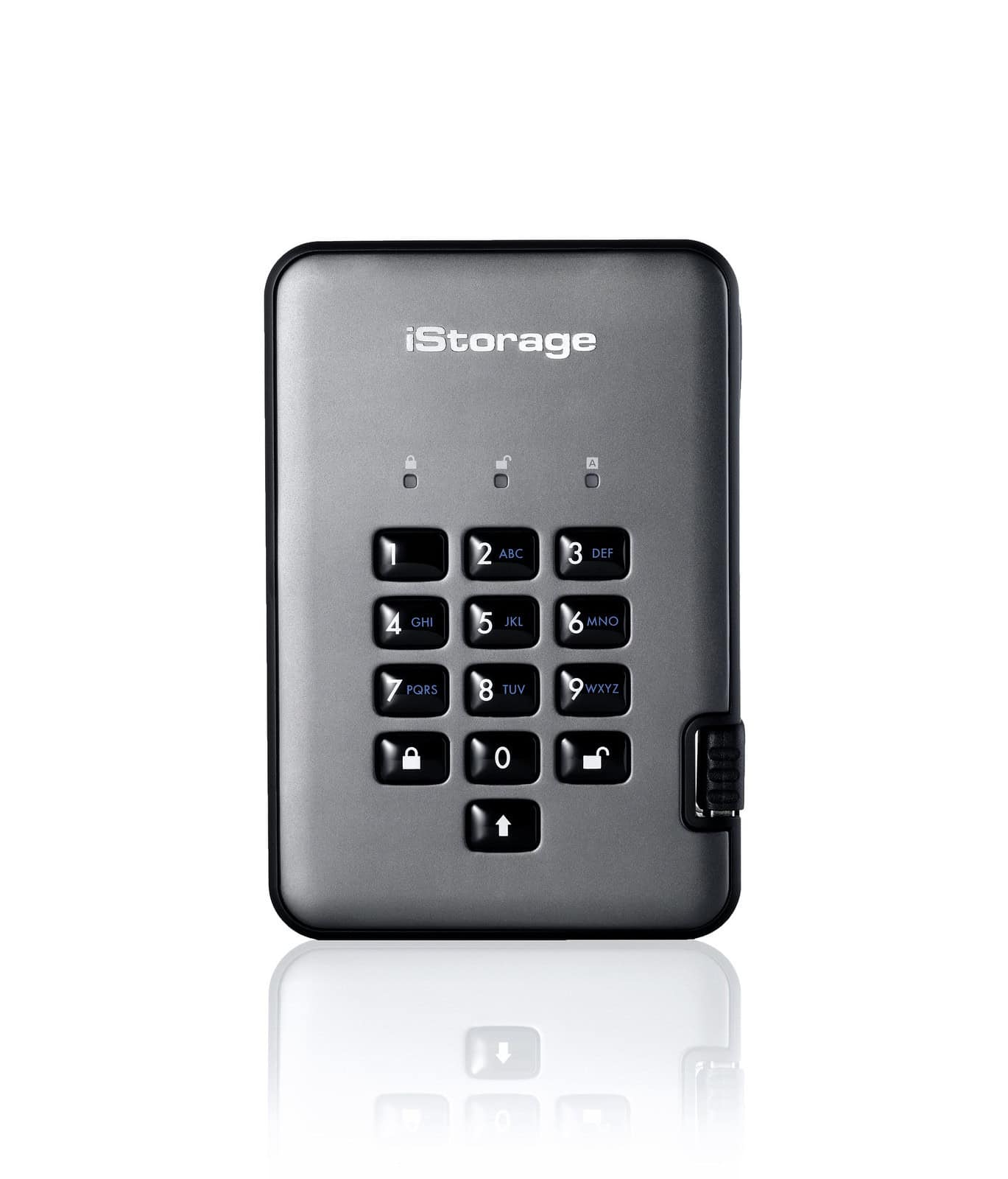 iStorage diskAshur PRO2 externe harde schijf 1 TB 5400 RPM 2.5" USB Type-A 3.2 Gen 1 (3.1 Gen 1) Zwart (IS-DAP2-256-1000-C-G) thumbnail