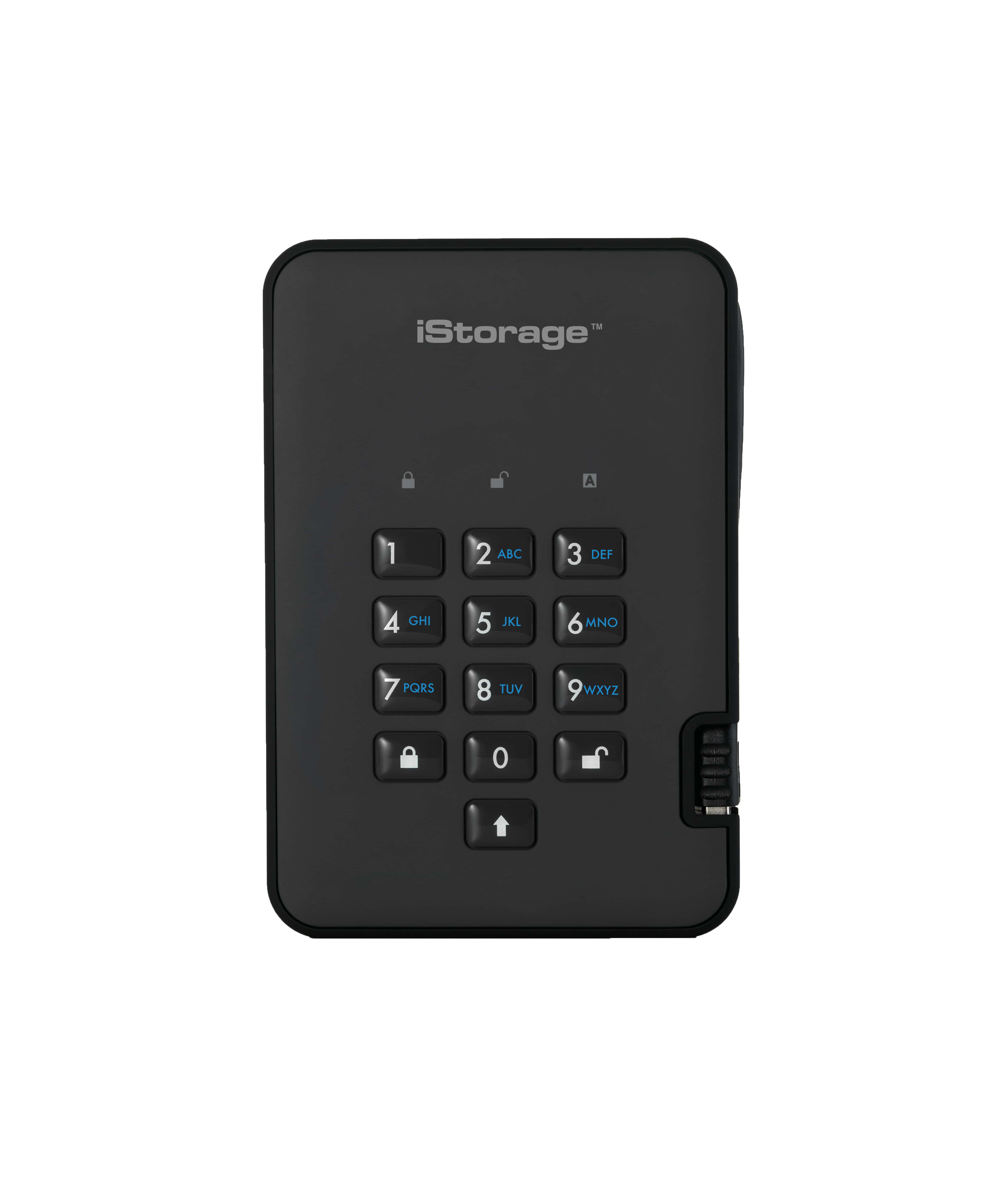 iStorage diskAshur 2 1 TB USB Type-A 3.2 Gen 1 (3.1 Gen 1) Zwart (ISDA2256SSD1000B) thumbnail