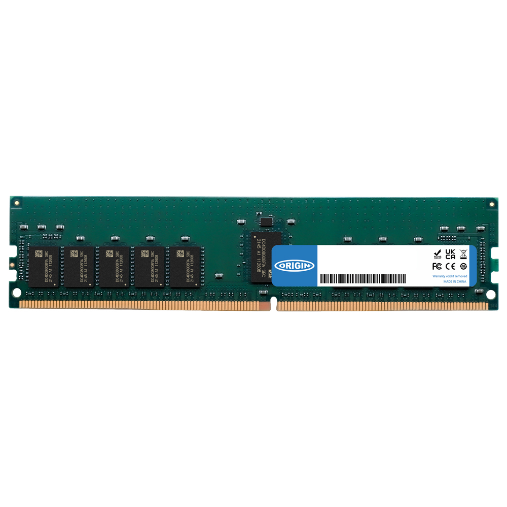 Origin Storage OM32G54800R2RX8E11 geheugenmodule 32 GB 1 x 32 GB DDR5 288-pin DIMM ECC (OM32G54800R2RX8E11) thumbnail