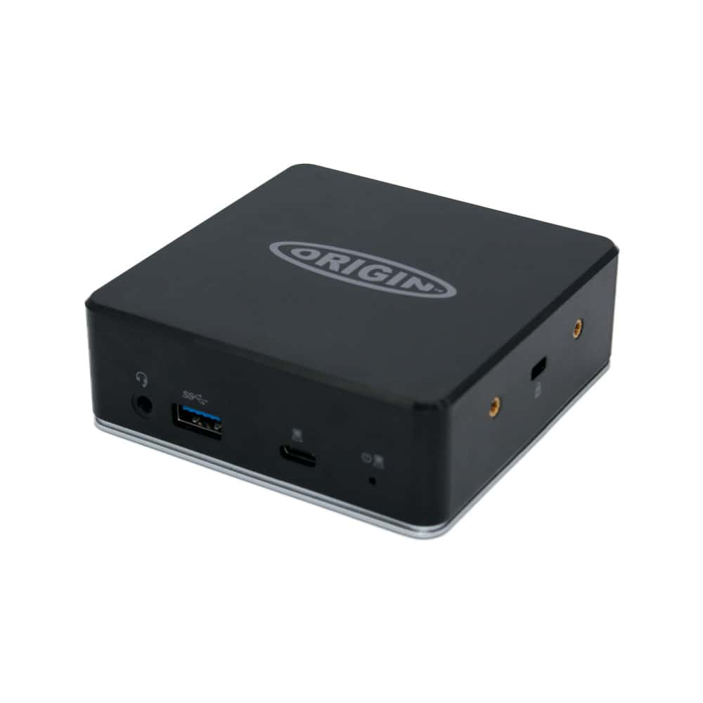 Origin Storage OSDOCK-MMUSBCA/EU laptop dock & poortreplicator Docking USB 3.2 Gen 1 (3.1 Gen 1) Type-A + Type-C Zwart (OSDOCK-MMUSBCA/EU) thumbnail
