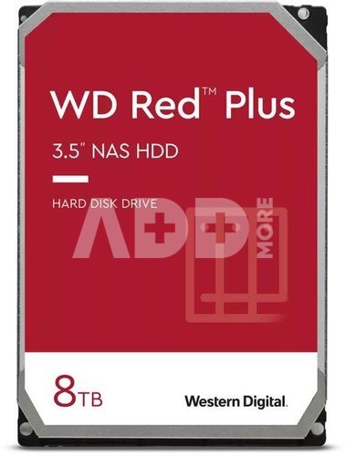 QNAP WD HDD Red Plus SATA III 3.5-inch 8TB WD (72113800-6050600-000-RS) thumbnail