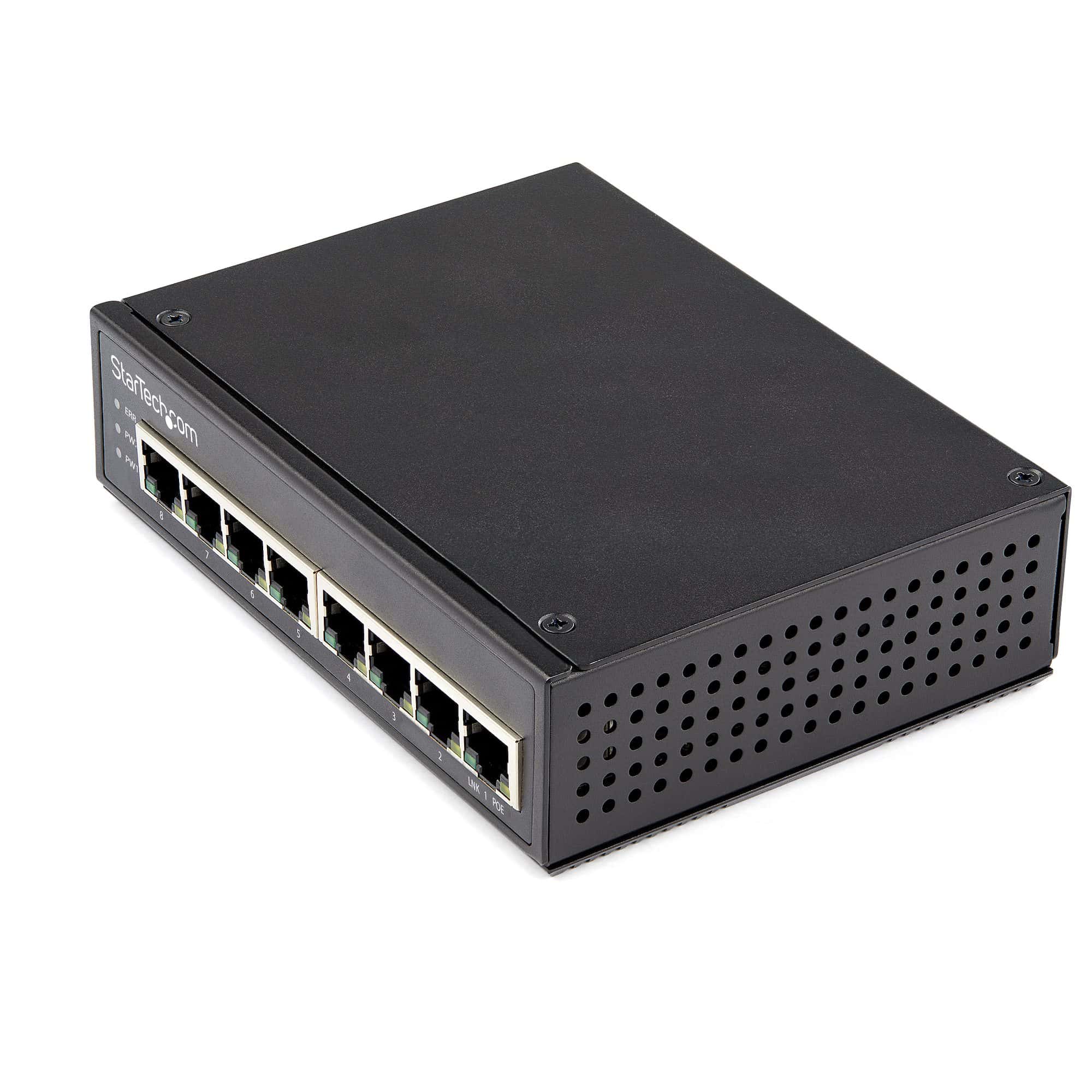 StarTech Industrial 8Port Gigabit PoE+ Switch 30W (IESC1G80UP) thumbnail