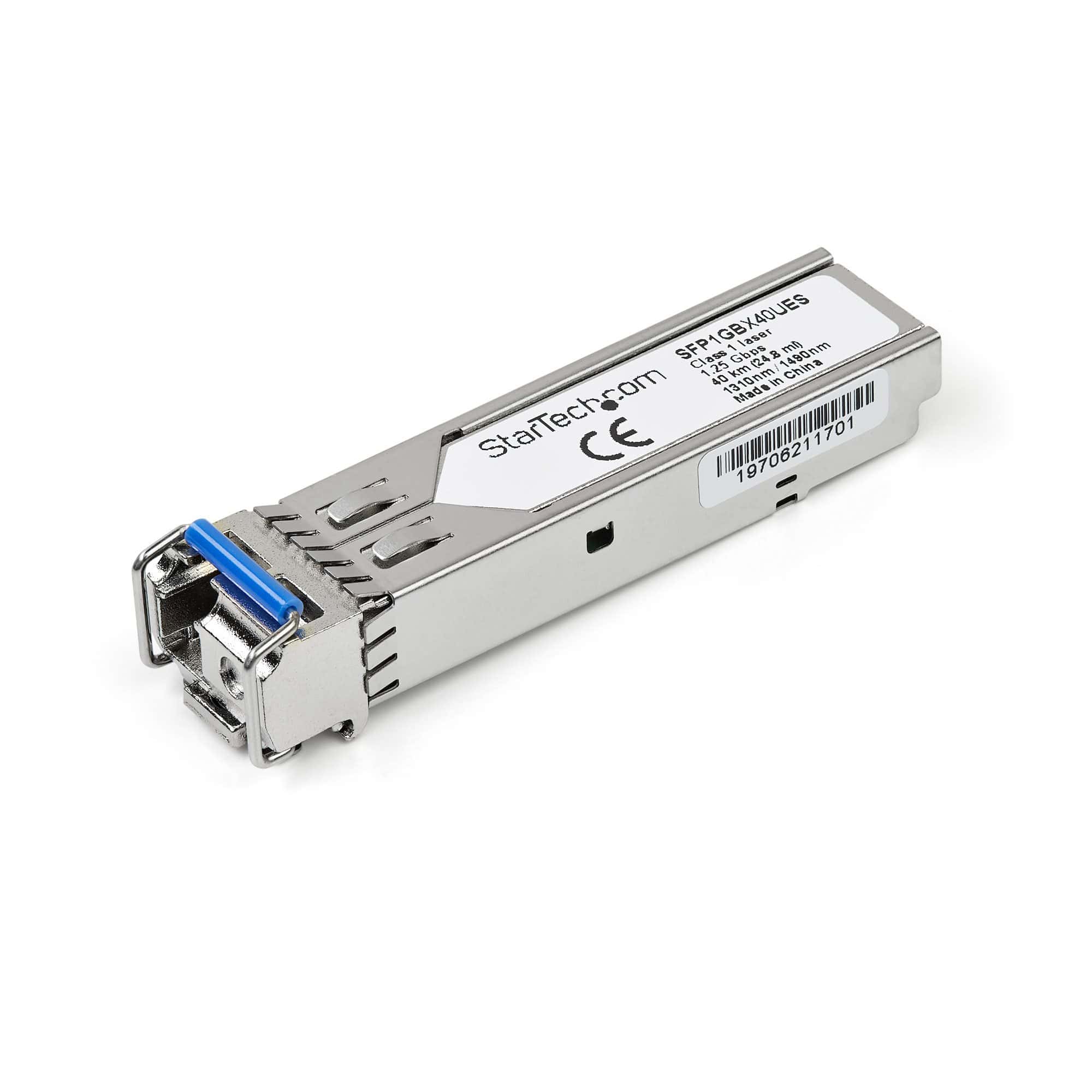 StarTech.com SFP transceiver module - enkele modus connector - stroomafwaarts - Dell EMC SFP-1G-BX80-D compatibel (SFP1GBX40UES) thumbnail