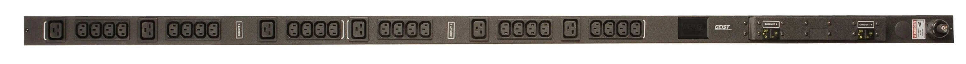 Vertiv G1036 energiedistributie 30 AC-uitgang(en) Zwart (G1036) thumbnail