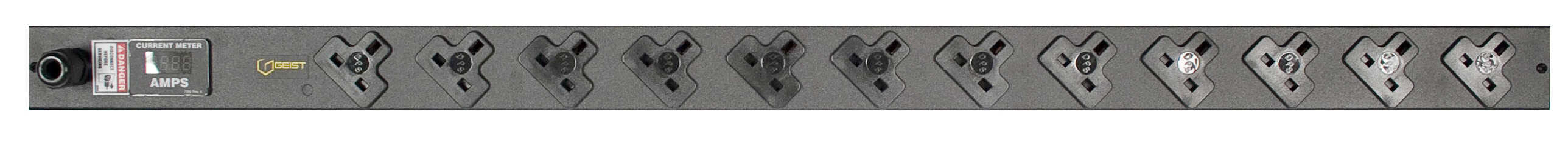 Vertiv EGVHVAAN122-102UKRPS6-IP44 energiedistributie 15 AC-uitgang(en) Zwart (G2113) thumbnail