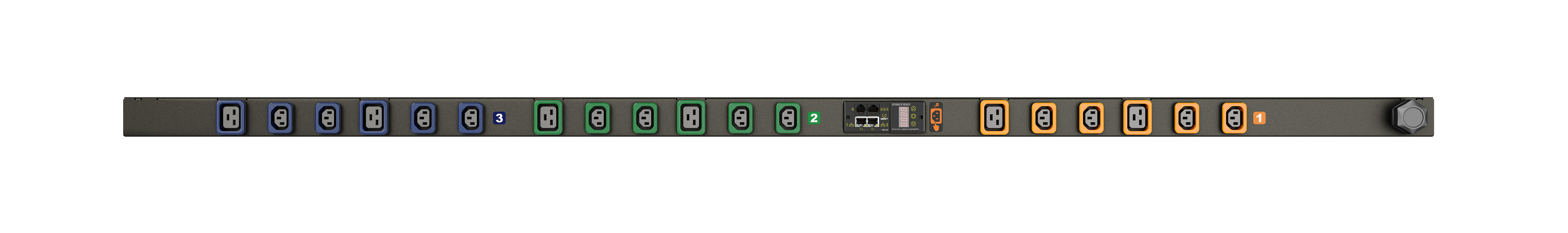 Vertiv Geist GI30105L energiedistributie 24 AC-uitgang(en) Zwart (GI30105L) thumbnail
