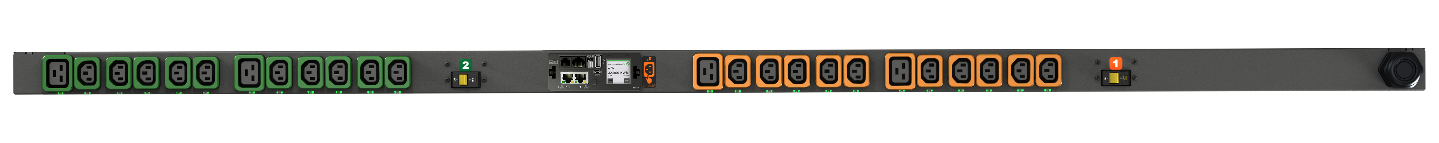 Vertiv Geist VP7G30A7 energiedistributie 24 AC-uitgang(en) 0U Zwart (VP7G30A7) thumbnail