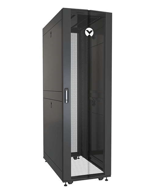 Vertiv VR3100SP rack 42U Vrijstaande rek Zwart, Transparant (VR3100SP) thumbnail