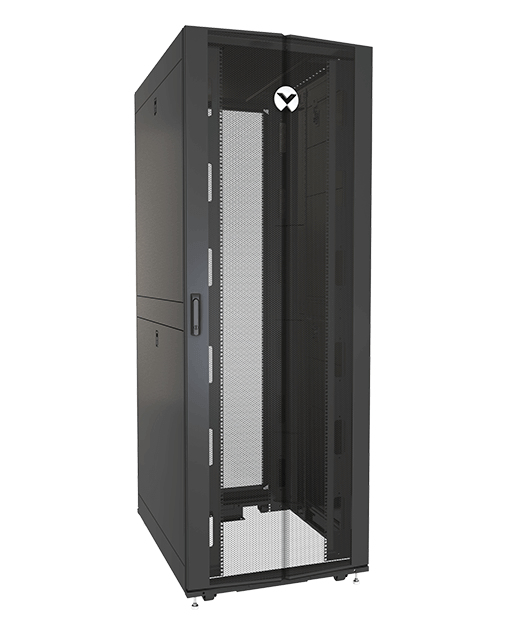 Vertiv VR3107SP rack 48U Vrijstaande rek Transparant (VR3107SP) thumbnail