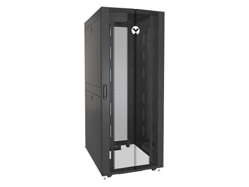 Vertiv VR Rack 3150 42U Vrijstaande rek Zwart (VR3150-005) thumbnail