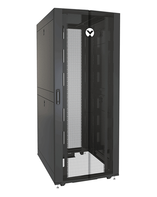Vertiv VR3150SP rack 42U Vrijstaande rek Zwart, Transparant (VR3150SP) thumbnail