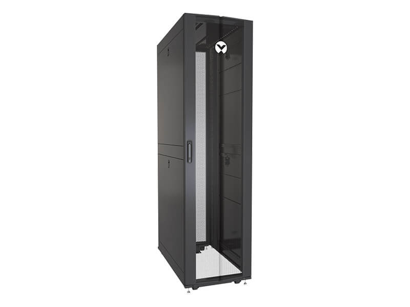 Vertiv VR Rack 3157 48U Vrijstaande rek Zwart (VR3157-006) thumbnail