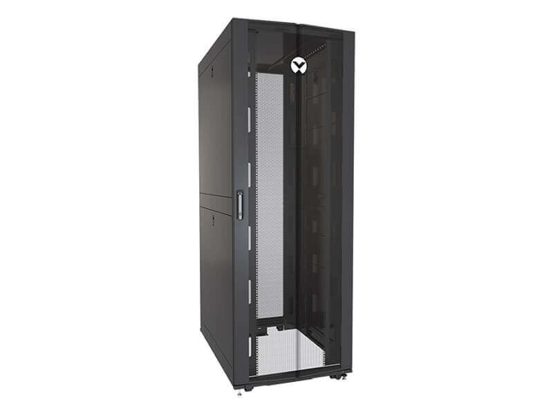 Vertiv VR Rack 3307 48U Vrijstaande rek Zwart (VR3307-006) thumbnail
