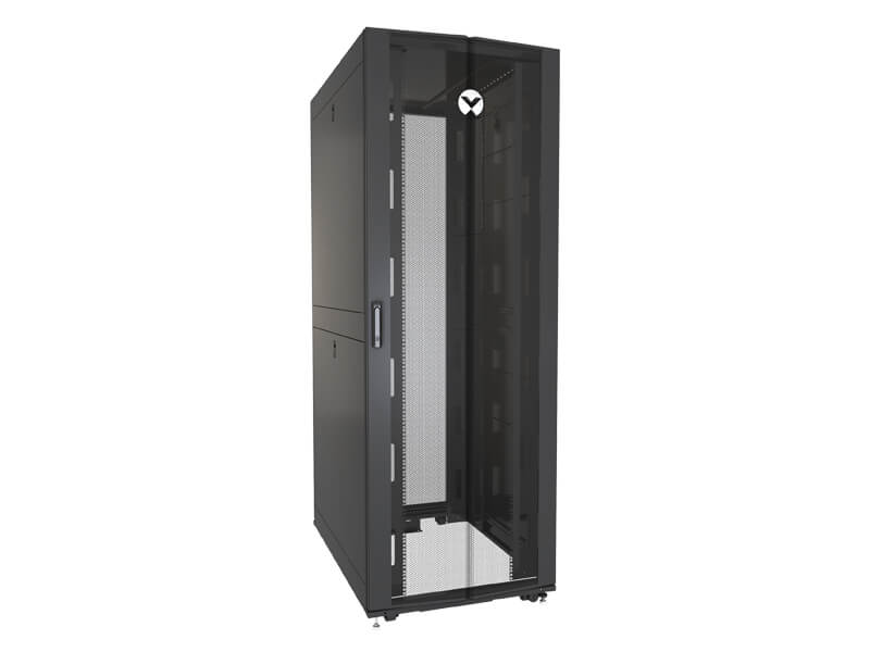 Vertiv VR Rack 3357 48U Vrijstaande rek Zwart (VR3357-006) thumbnail
