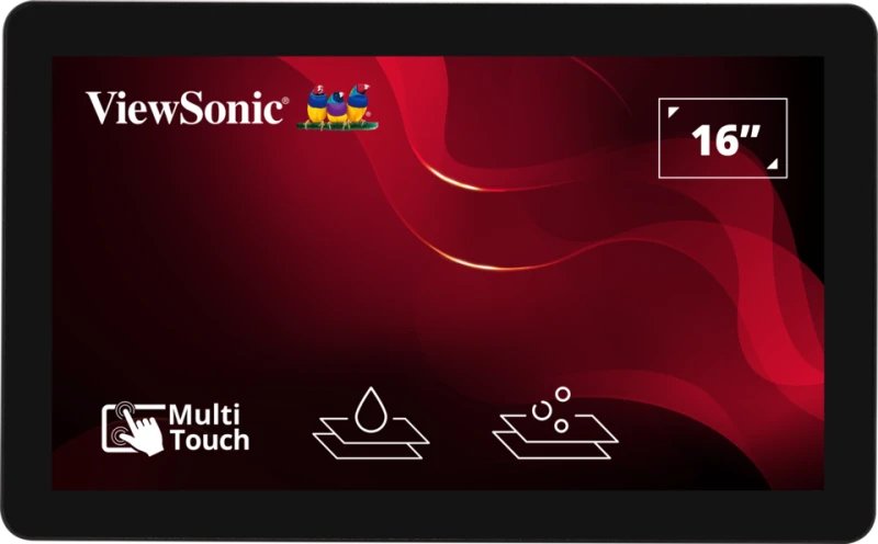 Viewsonic XF1630 POS-monitor 39,6 cm (15.6") 1920 x 1080 Pixels Full HD Touchscreen (XF1630) thumbnail