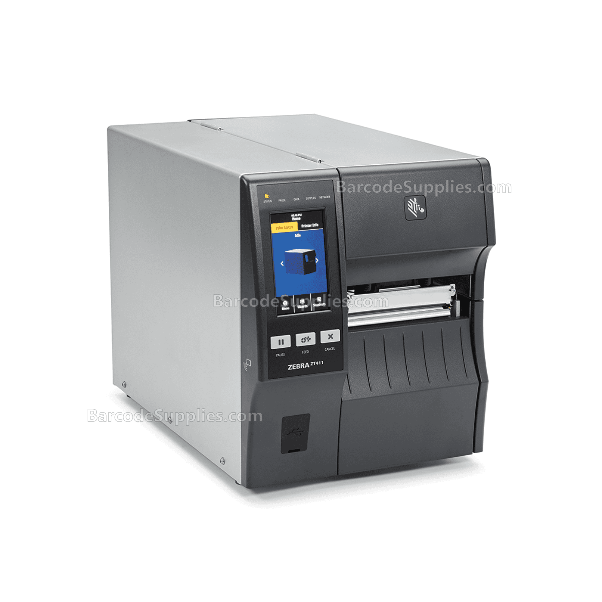 Zebra TT Printer ZT411 4in 300 dpi US Cord USB (ZT41143-T010000Z) thumbnail