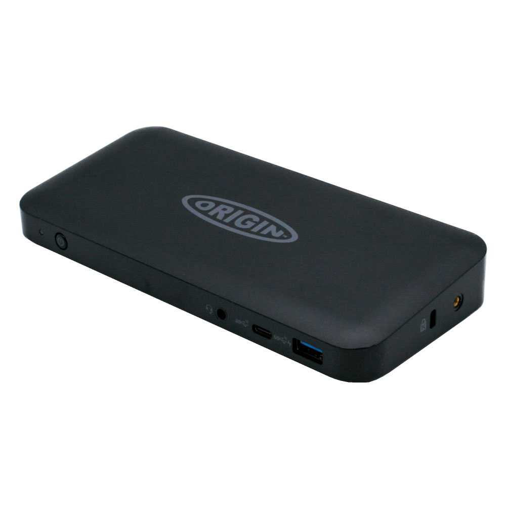 Origin Storage DOCK180EUZ-OS notebook dock & poortreplicator Docking USB 3.2 Gen 1 (3.1 Gen 1) Type-C Zwart (DOCK180EUZ-OS) thumbnail