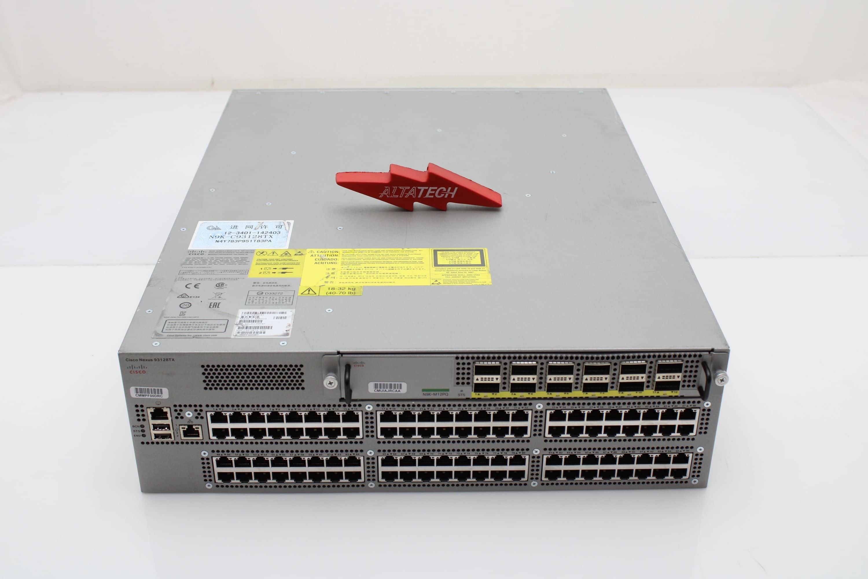 Cisco Nexus 9300 Series 96-Port (N9K-C93128TX-RFB) thumbnail