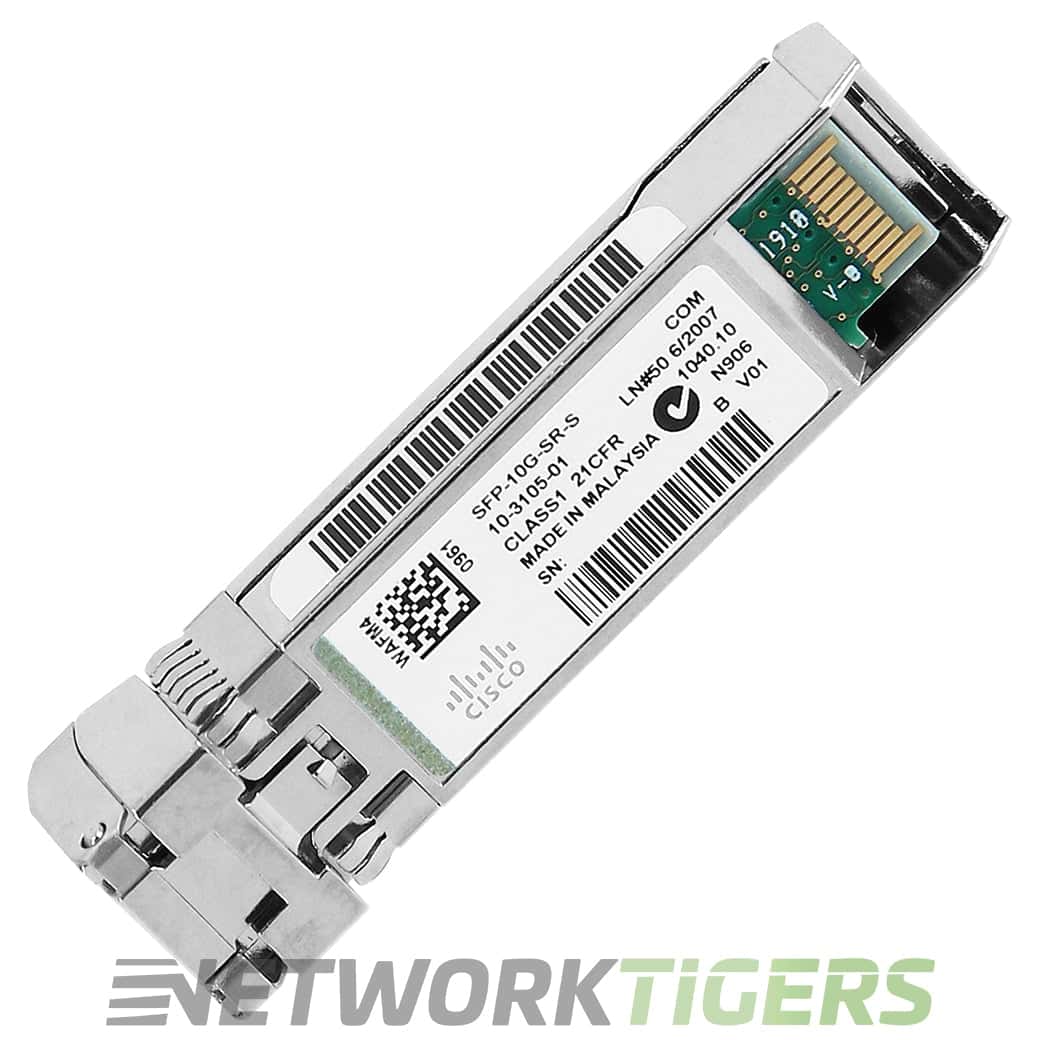 Cisco 10GBASE-SR SFP Module (SFP-10G-SR-S-RFB) thumbnail