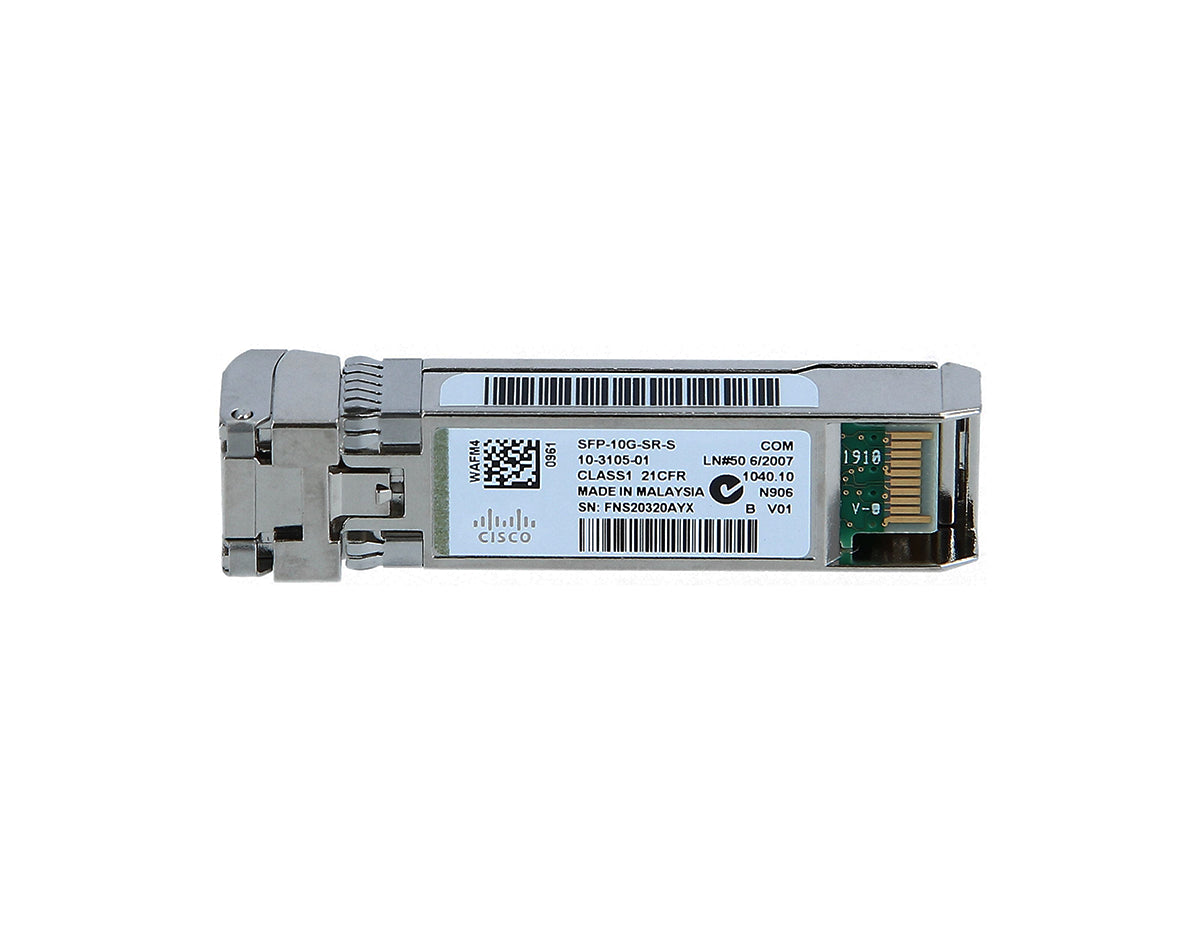 Cisco 10GBASE-SR SFP Module (SFP-10G-SR-S-RFB) thumbnail