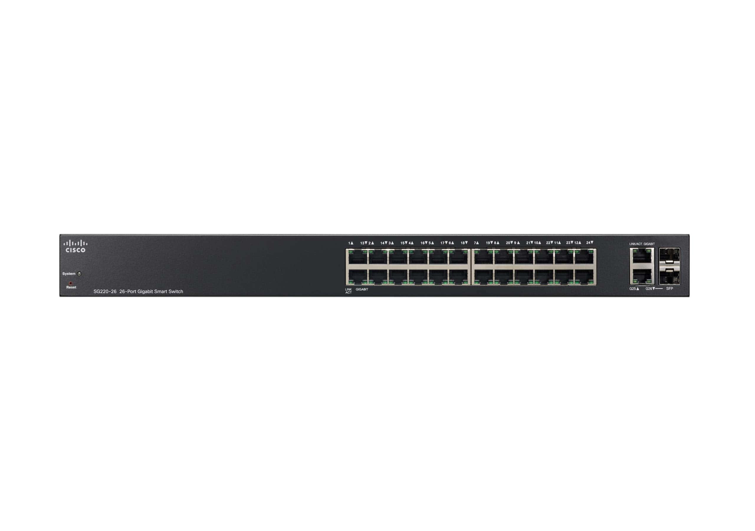 Cisco SG220-26 26-Port Gigabit (SG220-26-K9-EU-RFB) thumbnail