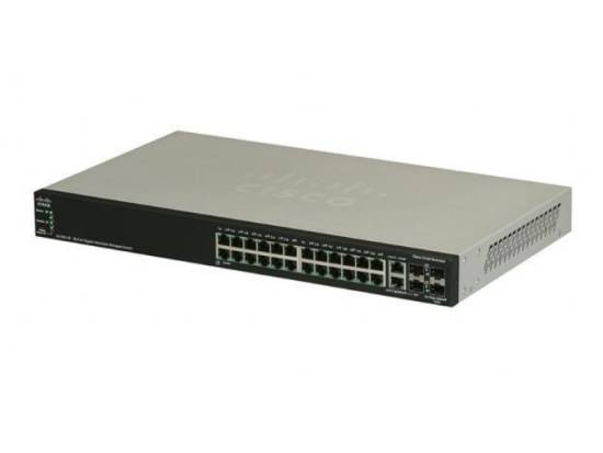 Cisco SG500-28 Ethernet Switch- 24 (SG500-28-K9-RFB) thumbnail