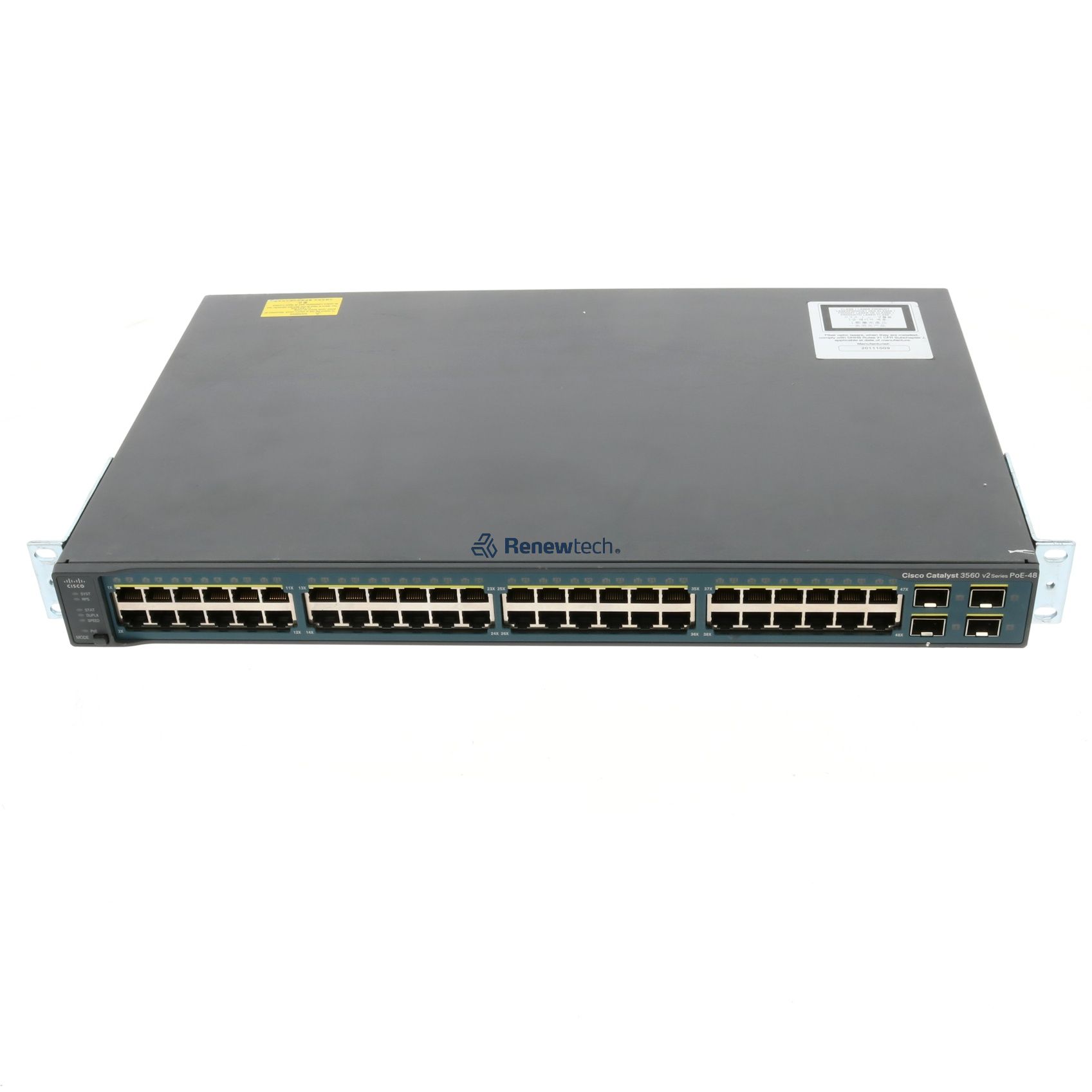 Cisco Catalyst 3560 48 10/100 + 4 (WS-C3560-48TS-E-RFB) thumbnail