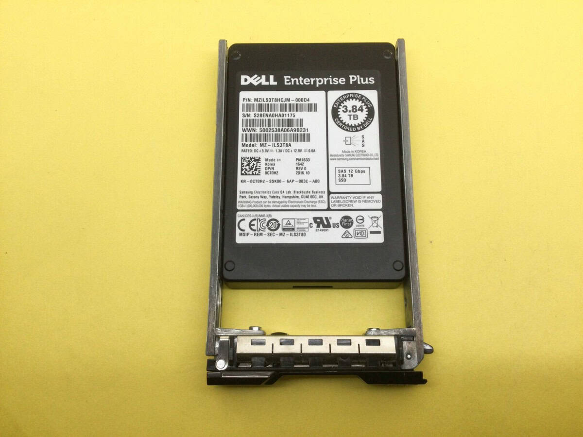 Dell PM1633 3.84TB 12G 2.5INCH RI (CT0H2-RFB) thumbnail