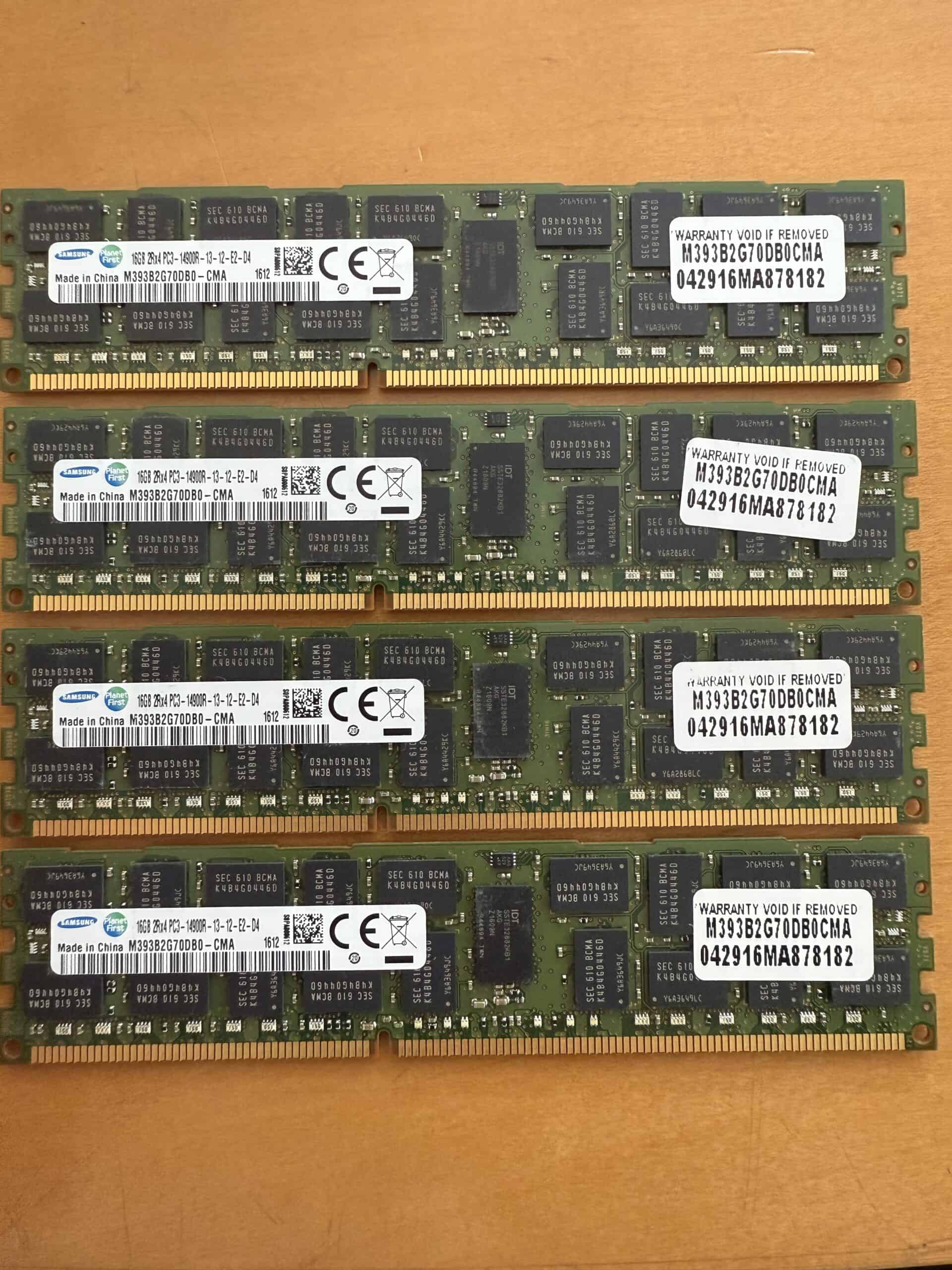 Dell 16GB 2Rx4 PC3-14900R (M393B2G70DB0-CMA-RFB) thumbnail