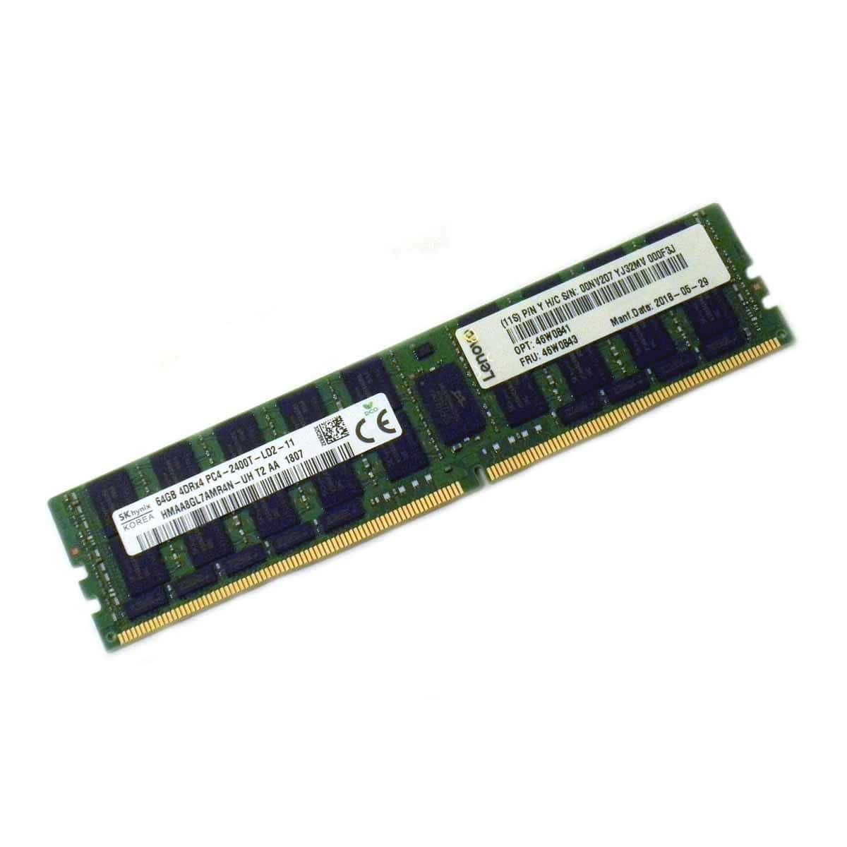 LENOVO 64GB (1*64GB) 4RX4 PC4-2400T-L DDR4-2400MHZ LRDIMM (2666) (46W0843-2666) thumbnail