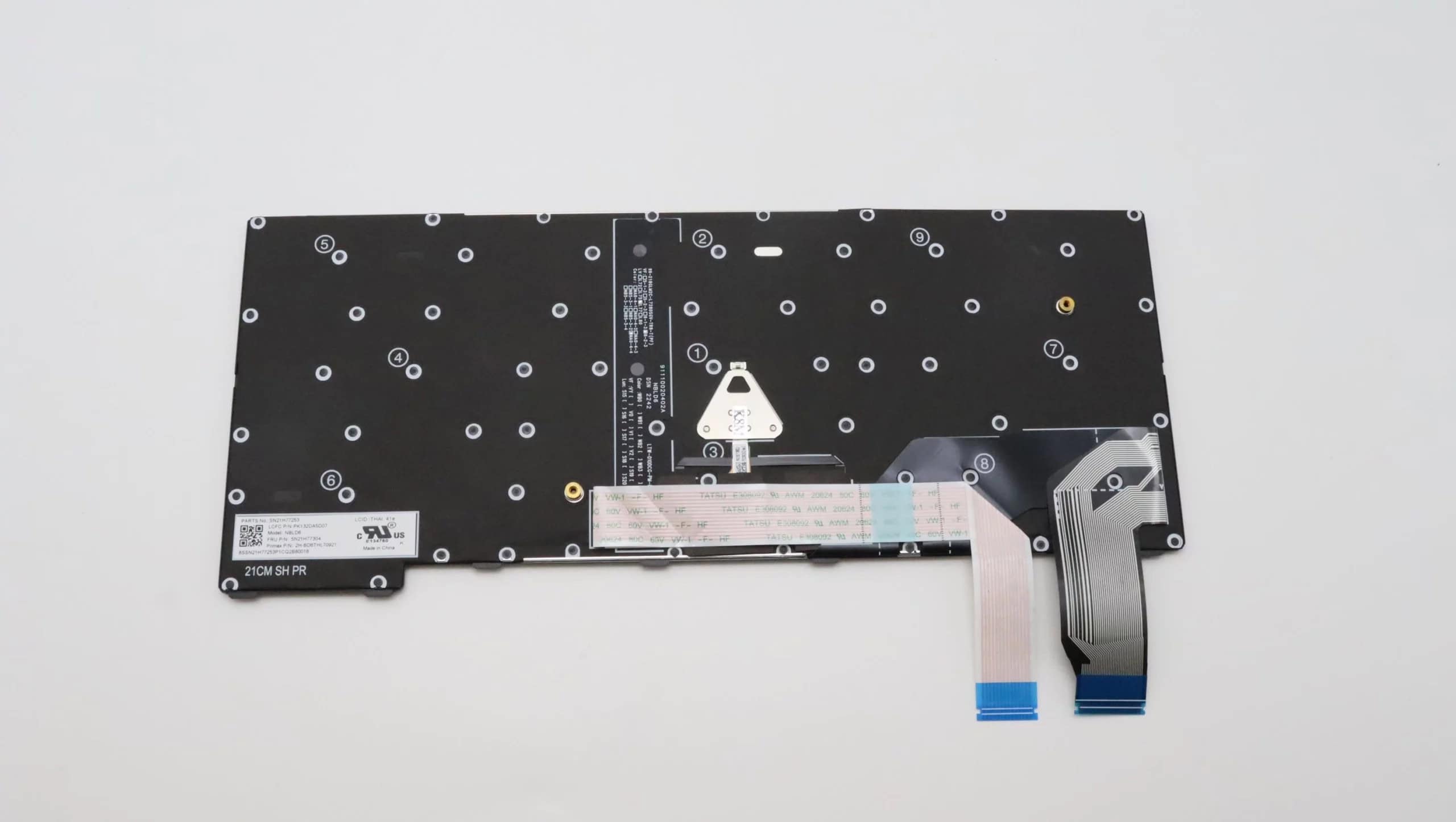 Lenovo Keyb L13/L13 Yoga G3/G4 /X13 G3 US/I - BL (5N21H77077) thumbnail