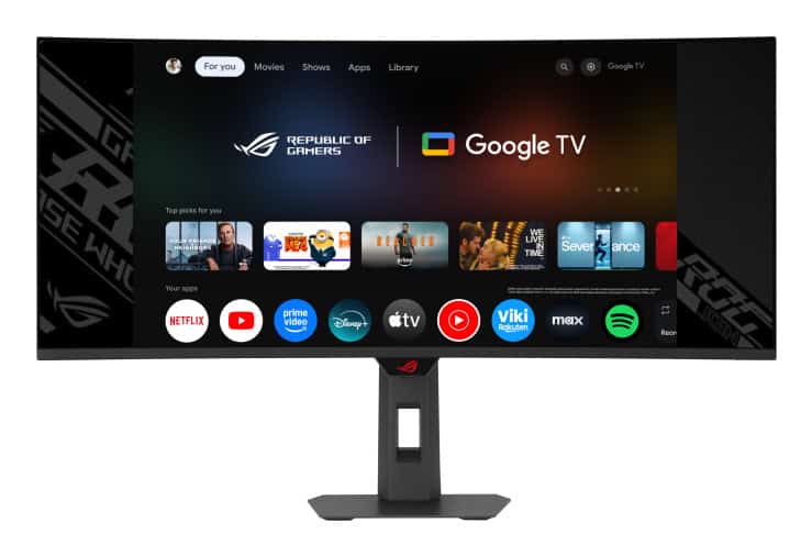 ASUS ROG Strix OLED XG34WCDMTG computer monitor 86,4 cm (34") 3440 x 1440 Pixels QD-OLED Zwart (90LM0B10-B02171) thumbnail