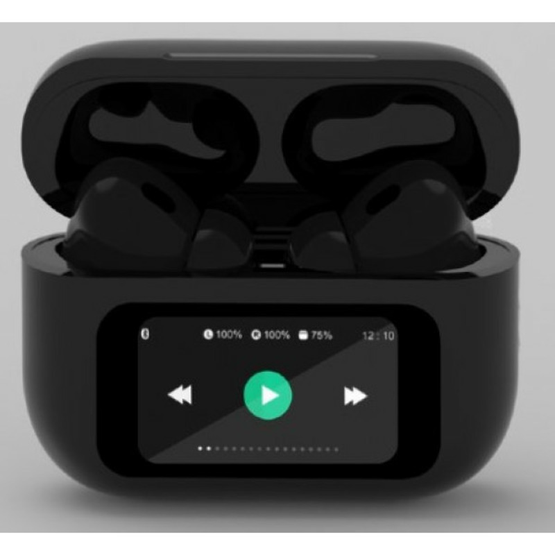 Gembird TWS-LCD-ANC-01-BK In-ear headphones Bluetooth stereo black HiFi (TWS-LCD-ANC-01-BK) thumbnail