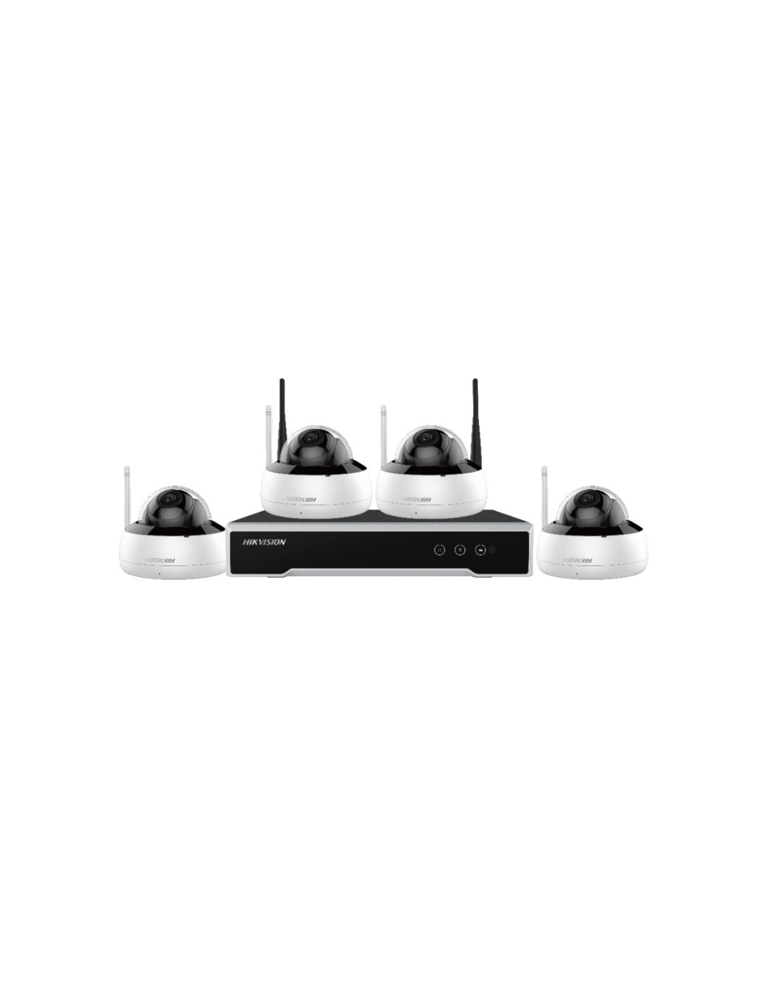 Hikvision Network camera kit - 4 dome cameras - 1 recorder (301501357) thumbnail