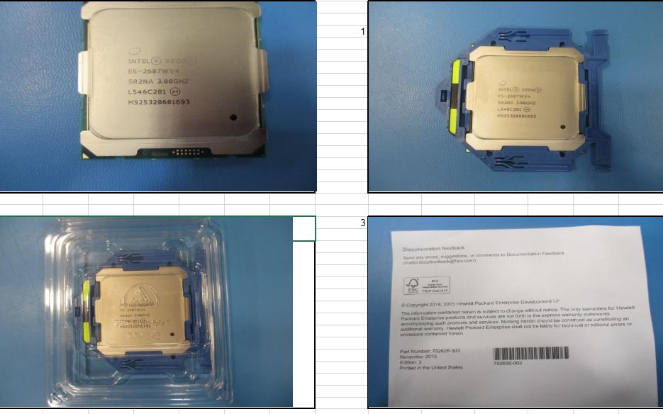HP CPU BDW E5-2687W V4 12C 3.0GHZ (841034-001-RFB) thumbnail