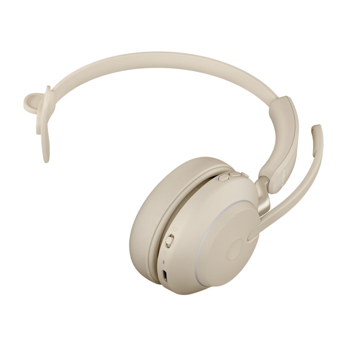 Jabra Evolve2 65 UC Mono USB-C beige with Stand (26599-889-888) thumbnail