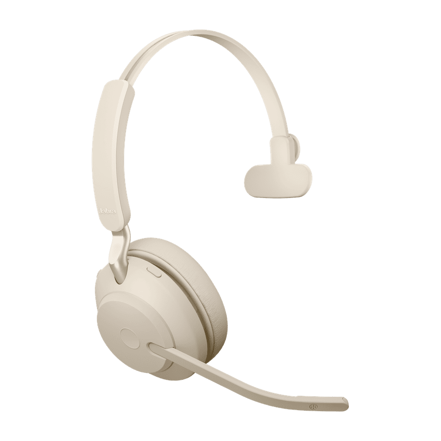 Jabra Evolve2 65 MS Mono USB-C beige with Stand (26599-899-888) thumbnail