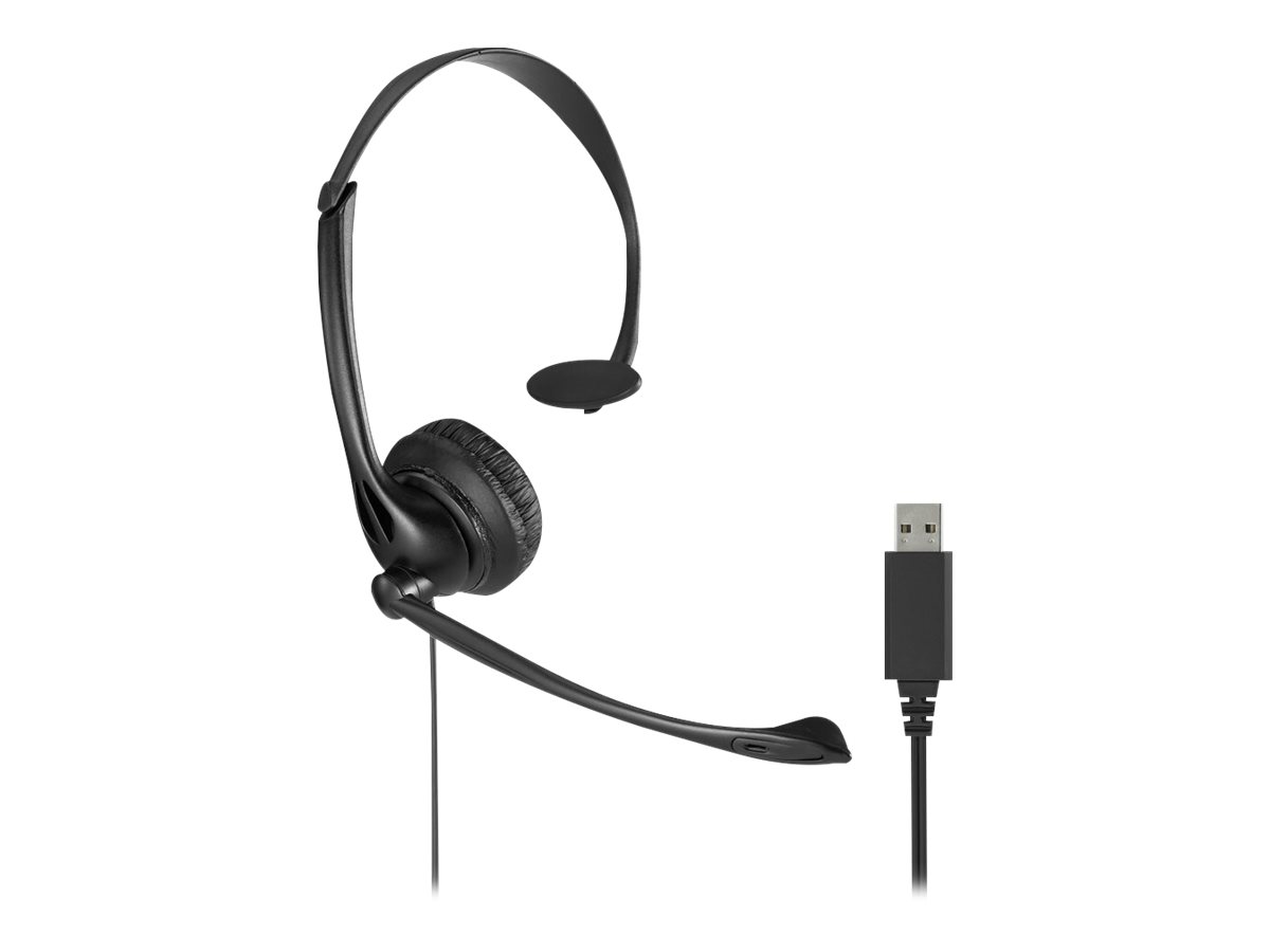 Kensington Headset Classic USB-A Mono with Microphone black (K80100WW) thumbnail