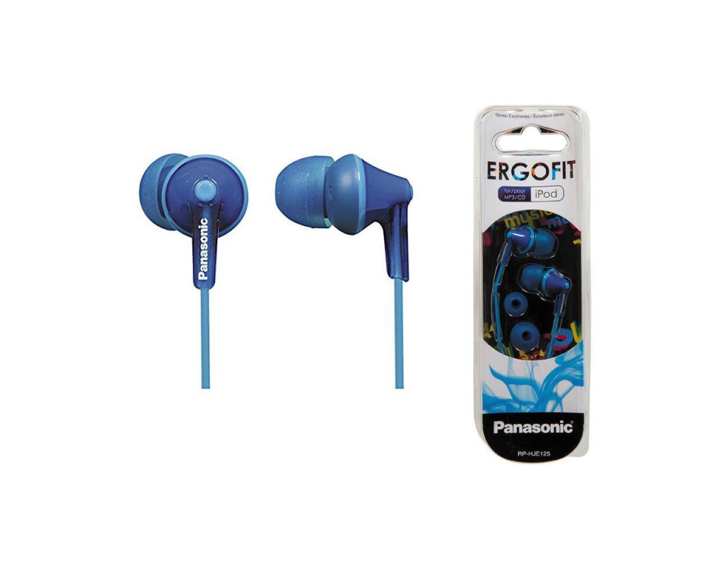 Panasonic RP-HJE 125 E-A In-Ear Headphones blue (RP-HJE125E-A) thumbnail
