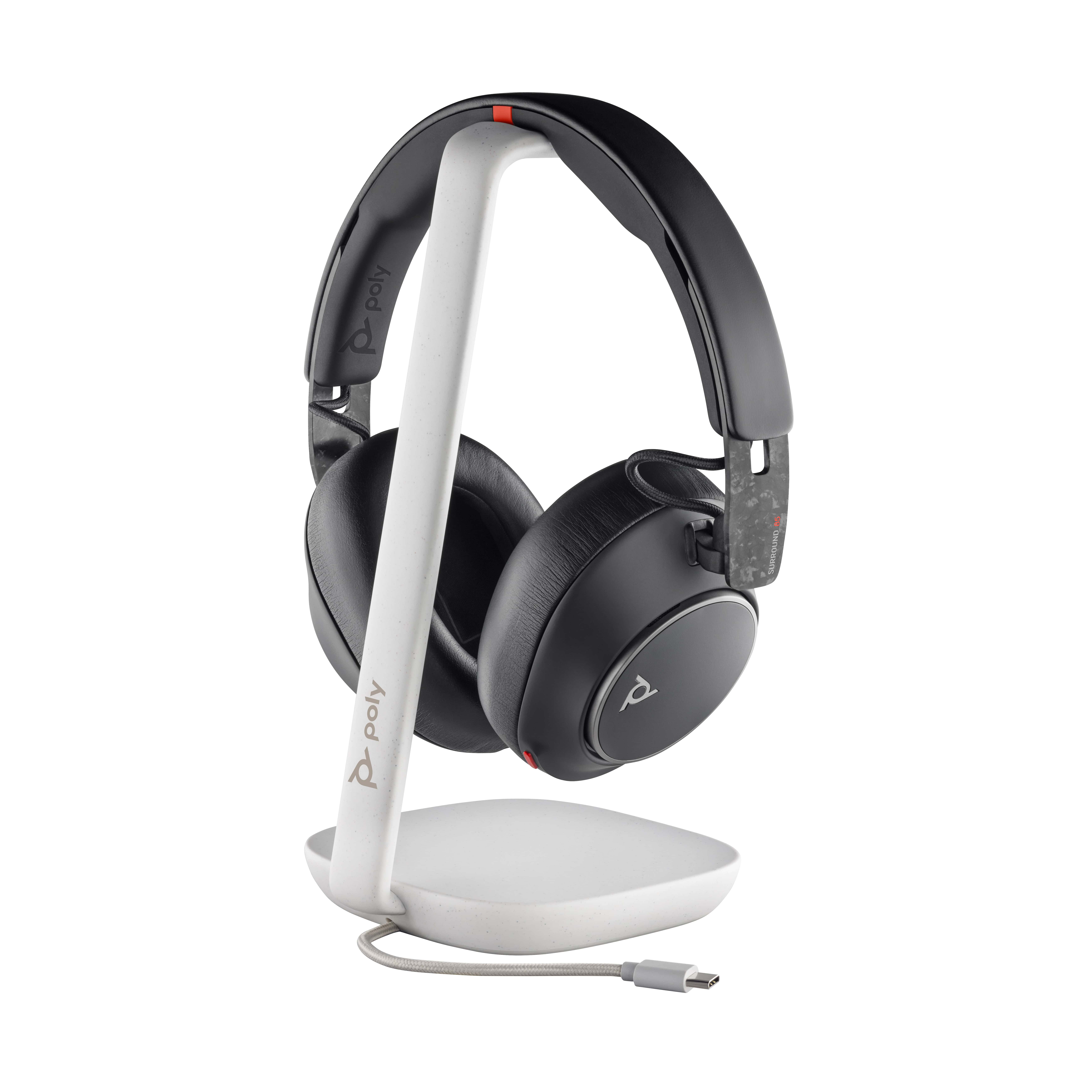 HP Poly Voyager Surround 85 UC USB-C-headset + USB-C/A-adapter + oplaadstandaard (8G7T7AA) thumbnail