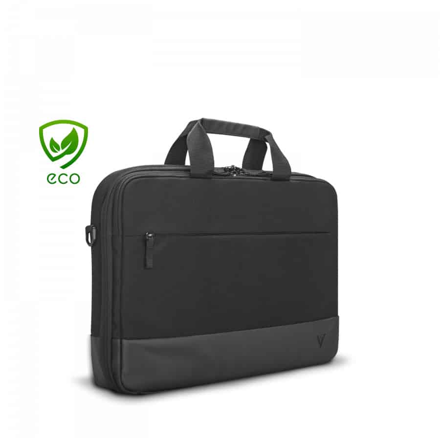 V7 CCP13-ECO-BLK laptoptas 33 cm (13") Aktetas Zwart (CCP13-ECO-BLK) thumbnail