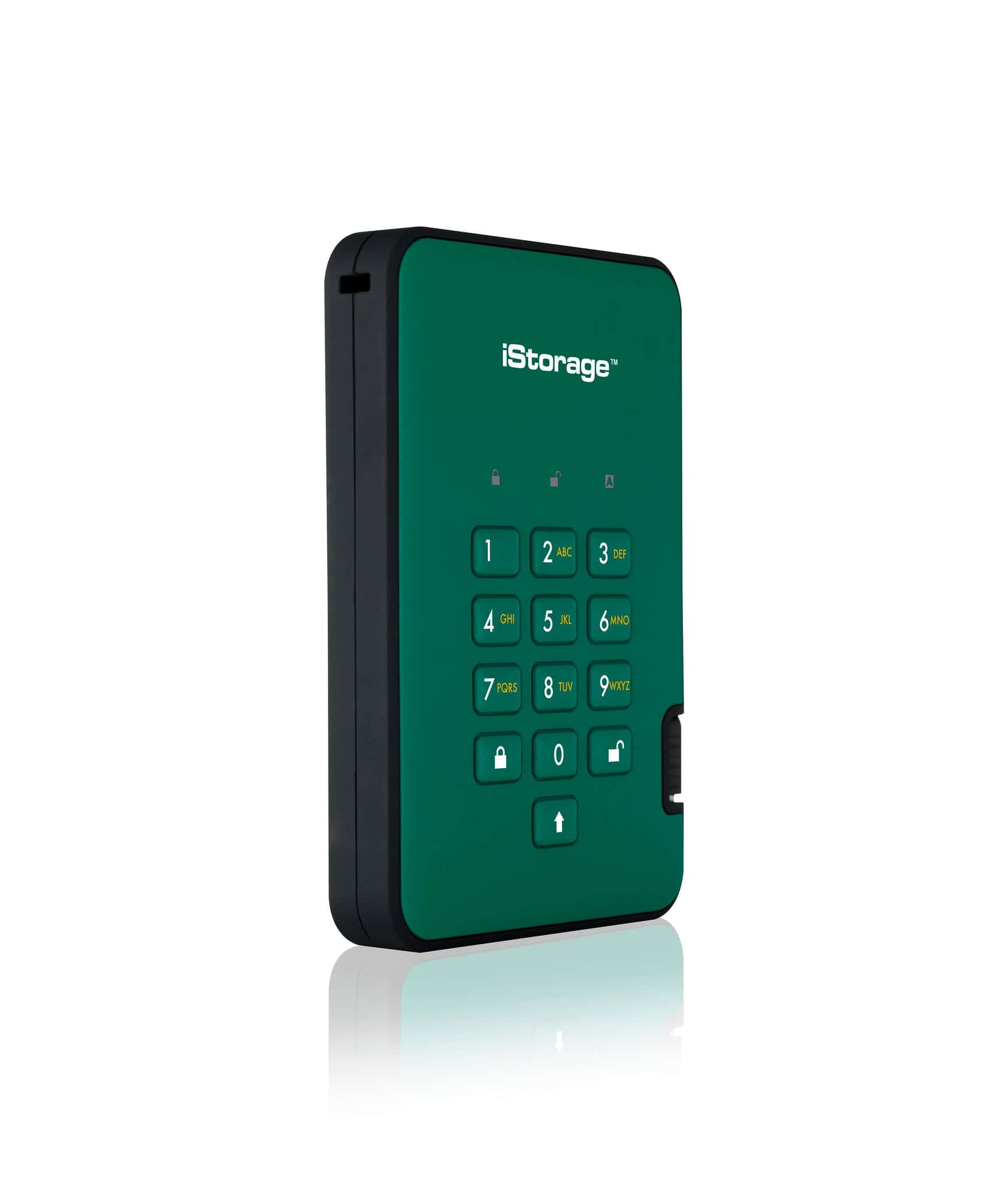 Origin Storage DISKASHUR2 SSD 256-BIT 16TB - GREEN data-encryptieapparaat (ISDA2256SSD16000GN) thumbnail