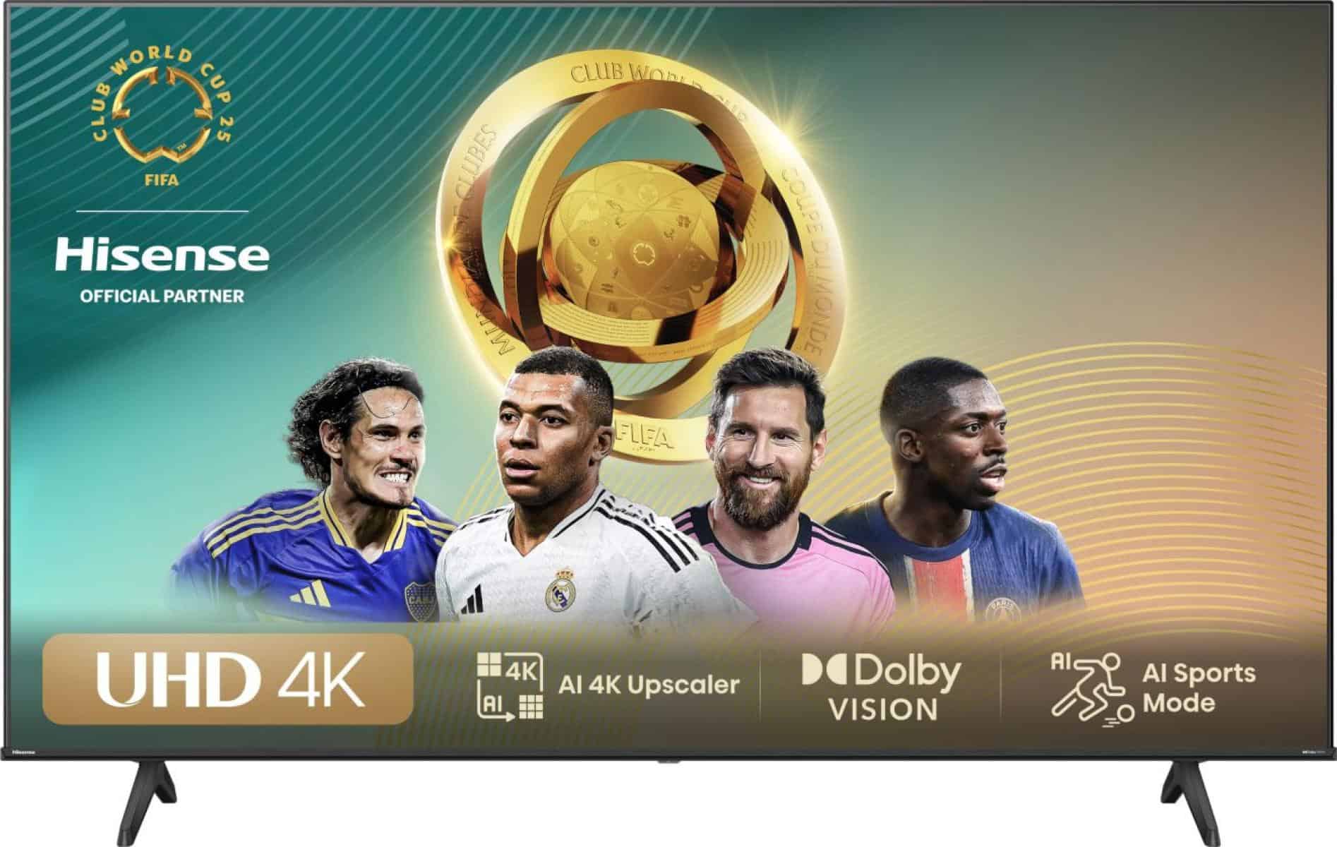 Hisense 43A6N 109,2 cm (43) 4K Ultra HD Smart TV Wifi Zwart (43A6N) thumbnail