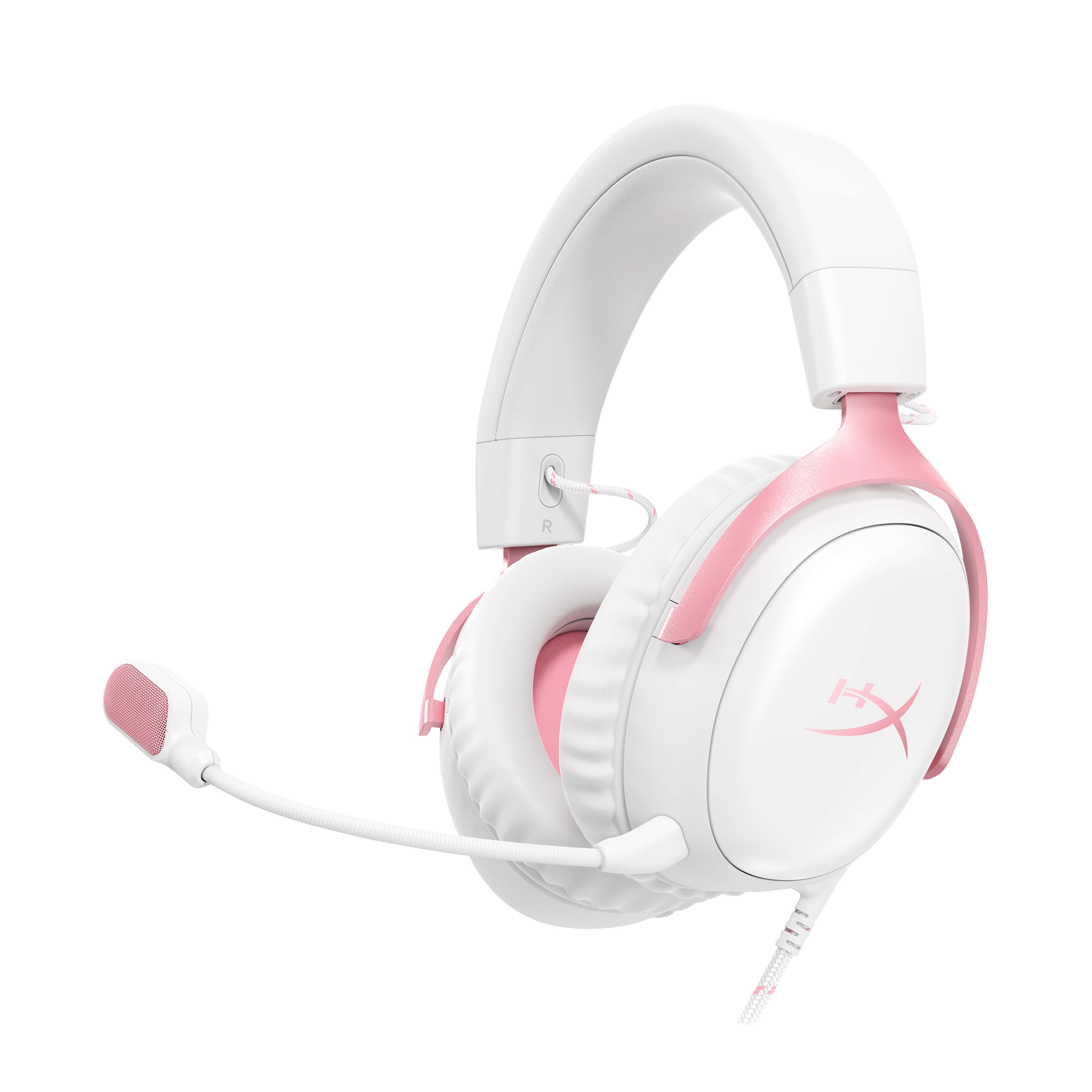 HyperX Cloud III - Gaming Headset (wit/roze) (9W1Q4AA) thumbnail