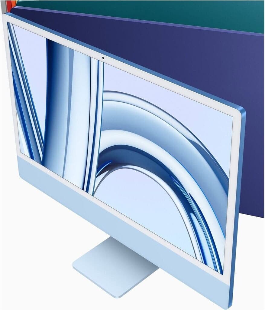 Apple iMac - 24 Inch - Blue - 8 Core CPU / 10 Core GPU - 8GB RAM - 512GB SSD (MQRR3D/A) thumbnail