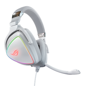 ASUS ROG Delta White Edition Headset Bedraad Hoofdband Gamen USB Type-C Wit (90YH02HW-B2UA00) thumbnail